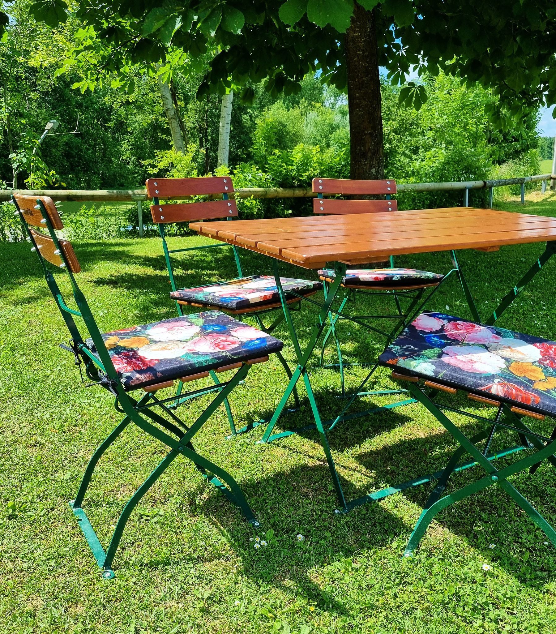 JACK Stuhlkissen JACK Motiv Outdoor Wende Stuhlkissen 40x40cm Lounge Kissen Sitzkissen, Gartenkissen, Lotus Effekt, Robust, Wasserfest, Innen & Außen