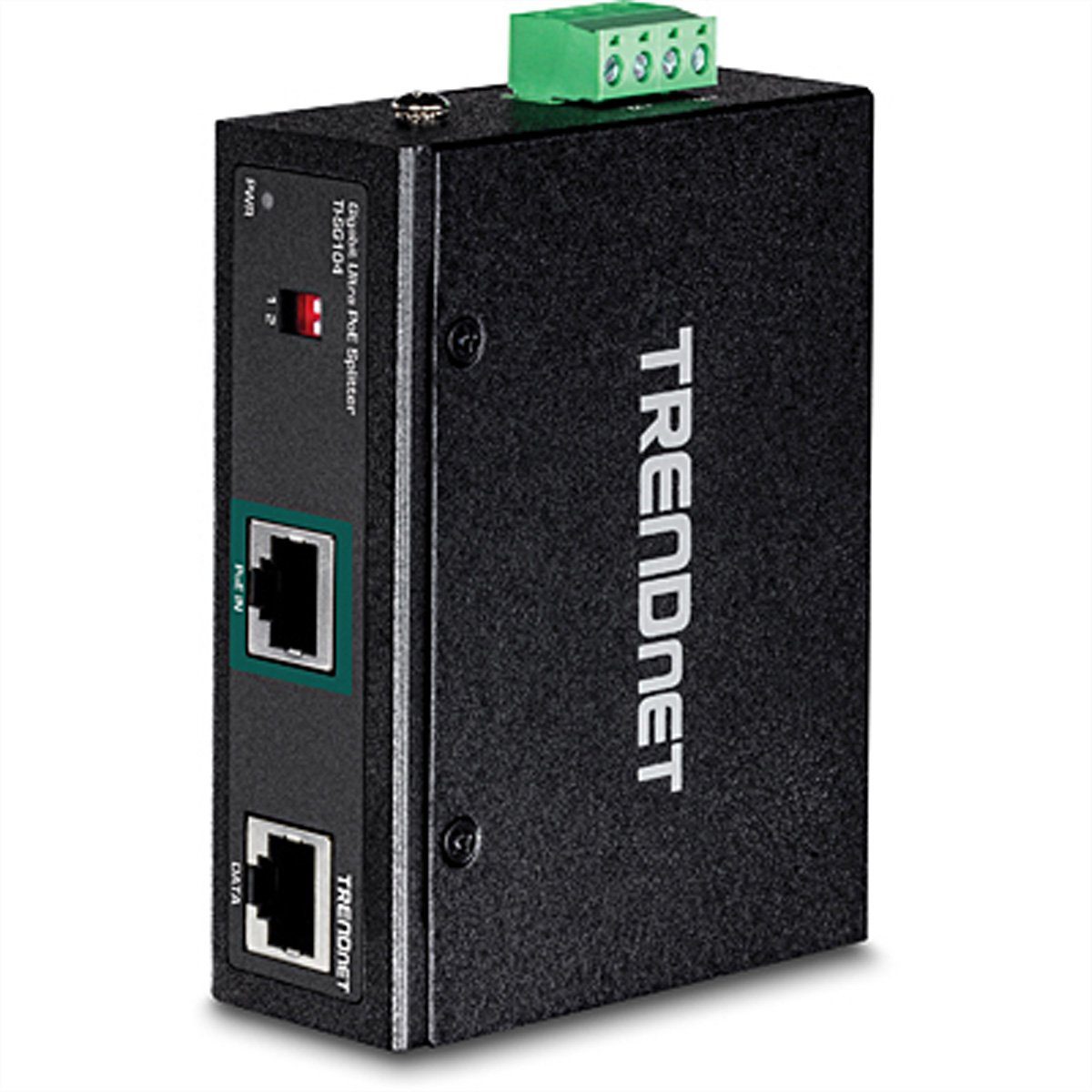 Trendnet TI-SG104 Industrieller Gigabit UPoE Splitter Netzwerk-Switch
