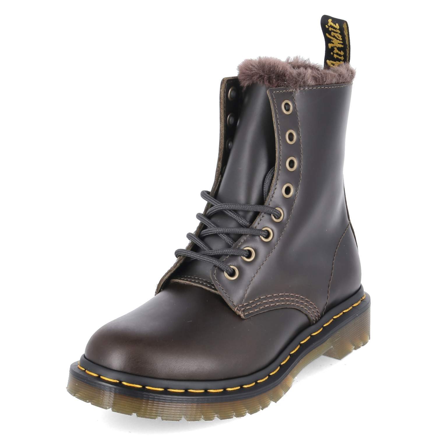 DR. MARTENS Dr. Martens 41414020 Damen Glattleder dunkelbraun Winterstiefel günstig online kaufen