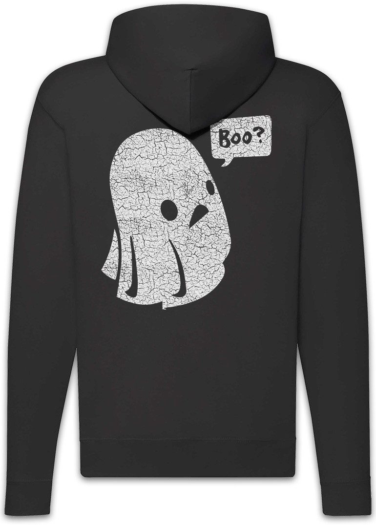 Urban Backwoods Sweatjacke Boo I Zipper Hoodie Spectre Viral Geist Ghost Cute Halloween Comic (1-tlg) Gespenst Sweet Cartoon Spooky