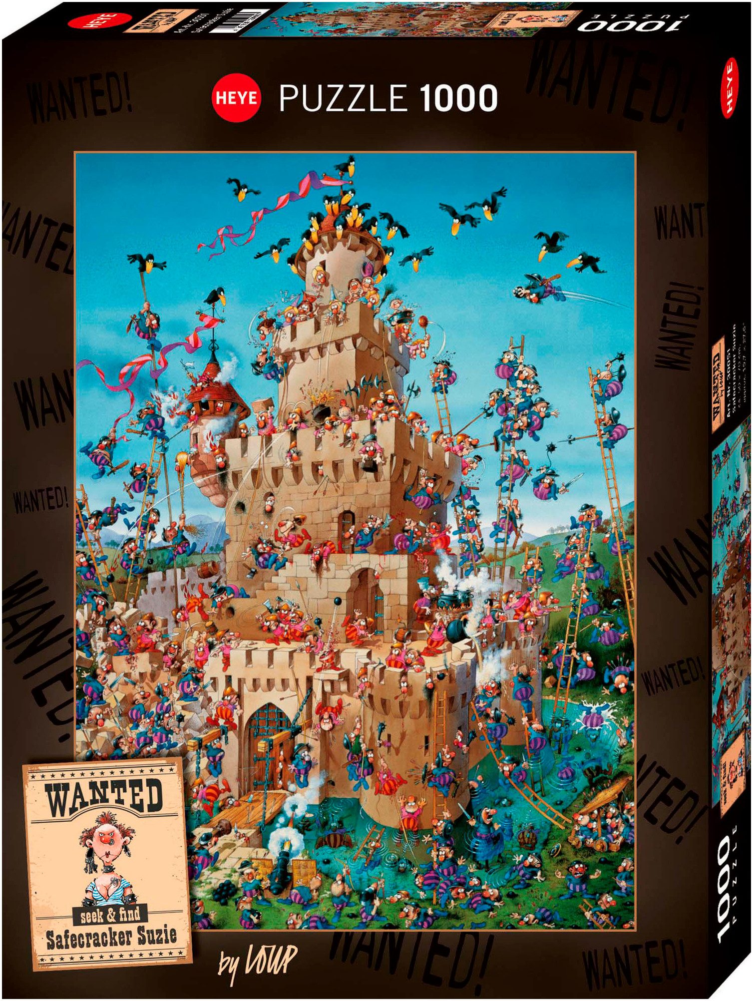 HEYE Puzzle Safeckracker Suzie / Wanted!, 1000 Puzzleteile, Made in Germany günstig online kaufen