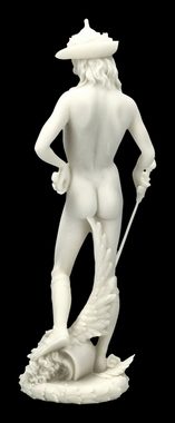 Figuren Shop GmbH Fantasy-Figur David Figur nach Donatello - weiß - Veronese Dekofigur
