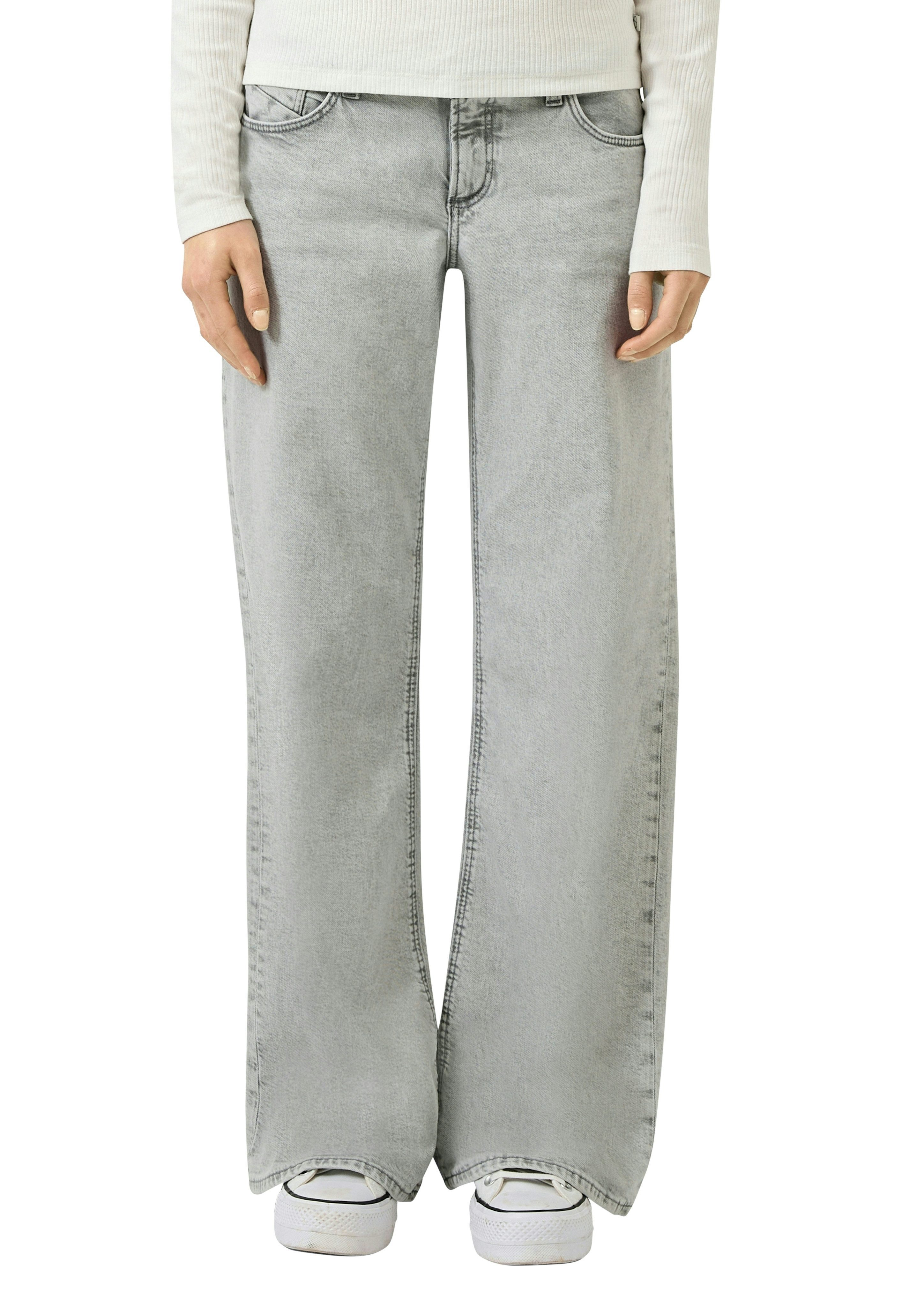 QS Stretch-Jeans CATIE Wide Leg 5-Pocket-Form