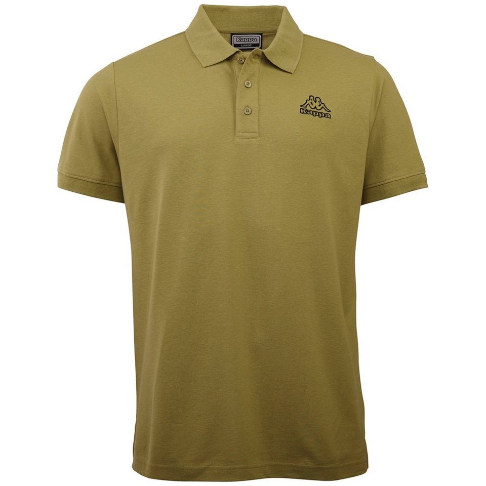 Kappa Poloshirt in hochwertiger Baumwoll-Piqué Qualität, Ideal für Büro,  Sport & Freizeit