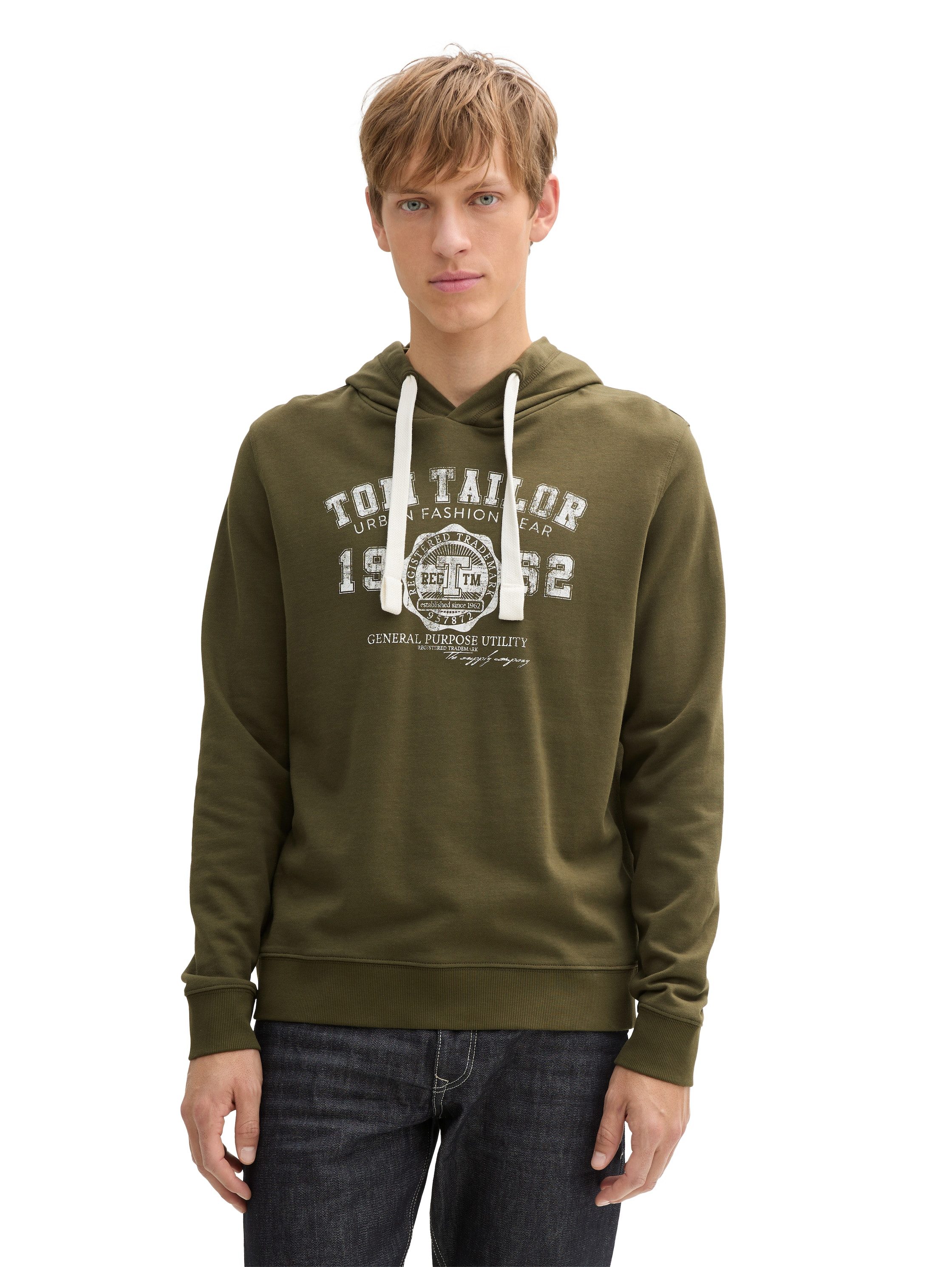 TOM TAILOR Hoodie mit Logo Print günstig online kaufen