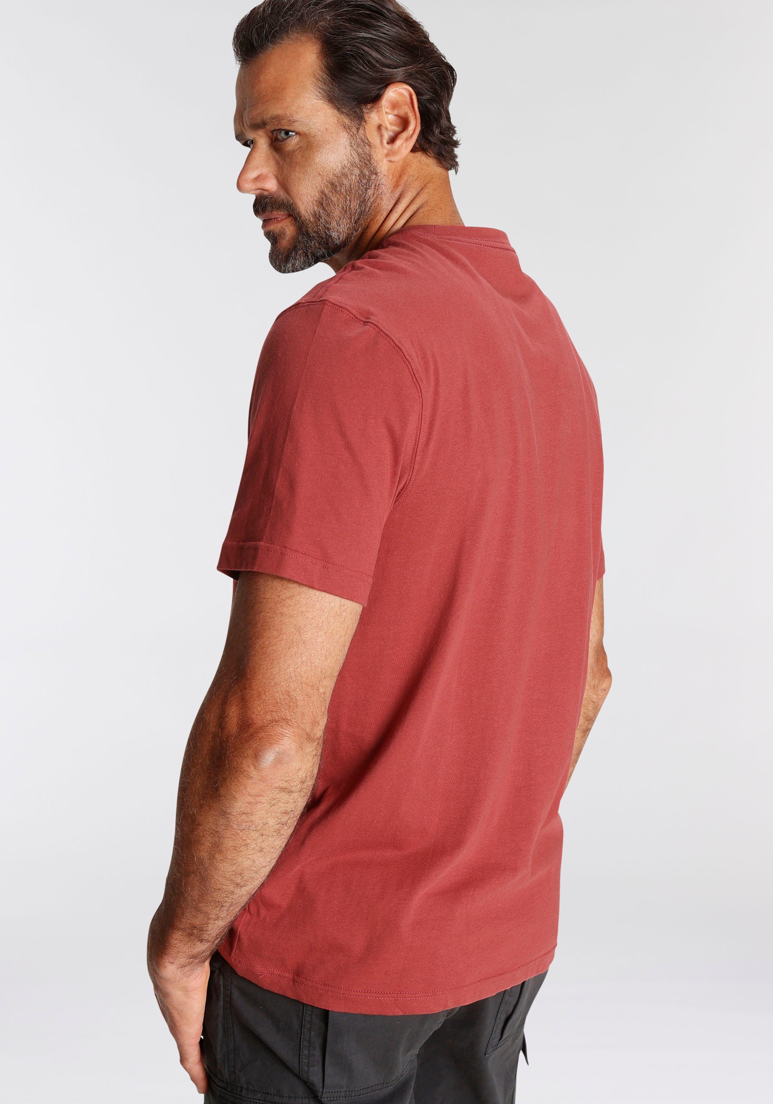 Man's World T-Shirt Kurzarm, bedruckt, Rundhalsausschnitt, aus Baumwolle