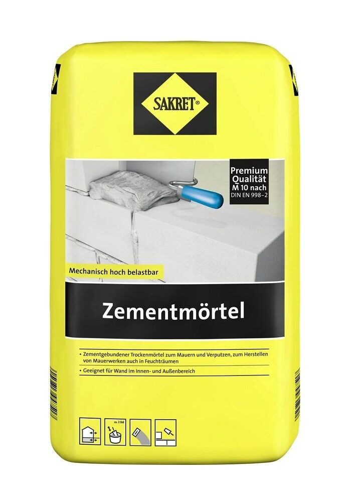 Sakret Fugenmörtel SAKRET Цементmörtel ZM grau 10 kg