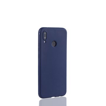 König Design Handyhülle Huawei Honor 10 Lite, Huawei Honor 10 Lite Handyhülle Backcover Blau