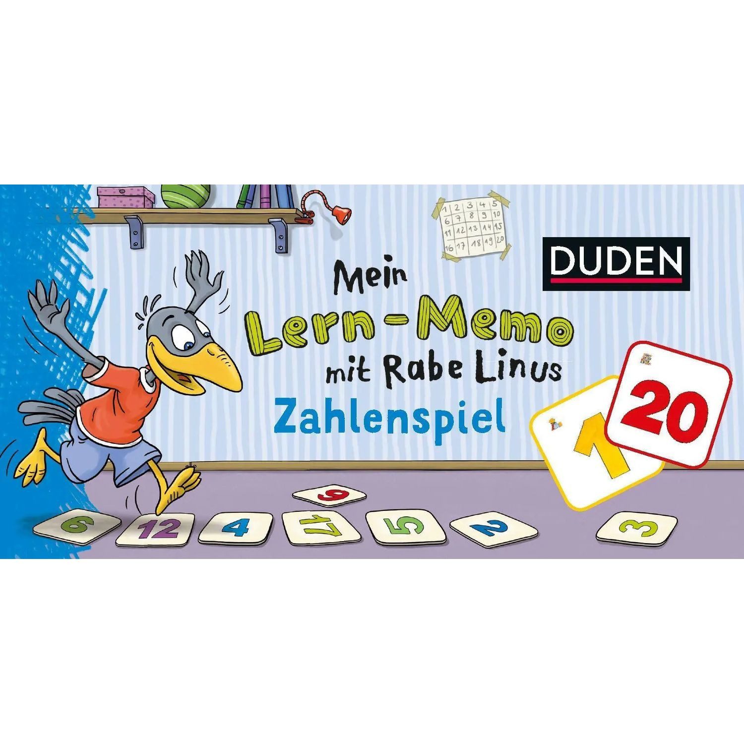 Duden Spiel Mein Lern-Memo mit Rabe Linus - Zahlenspiel VE 3