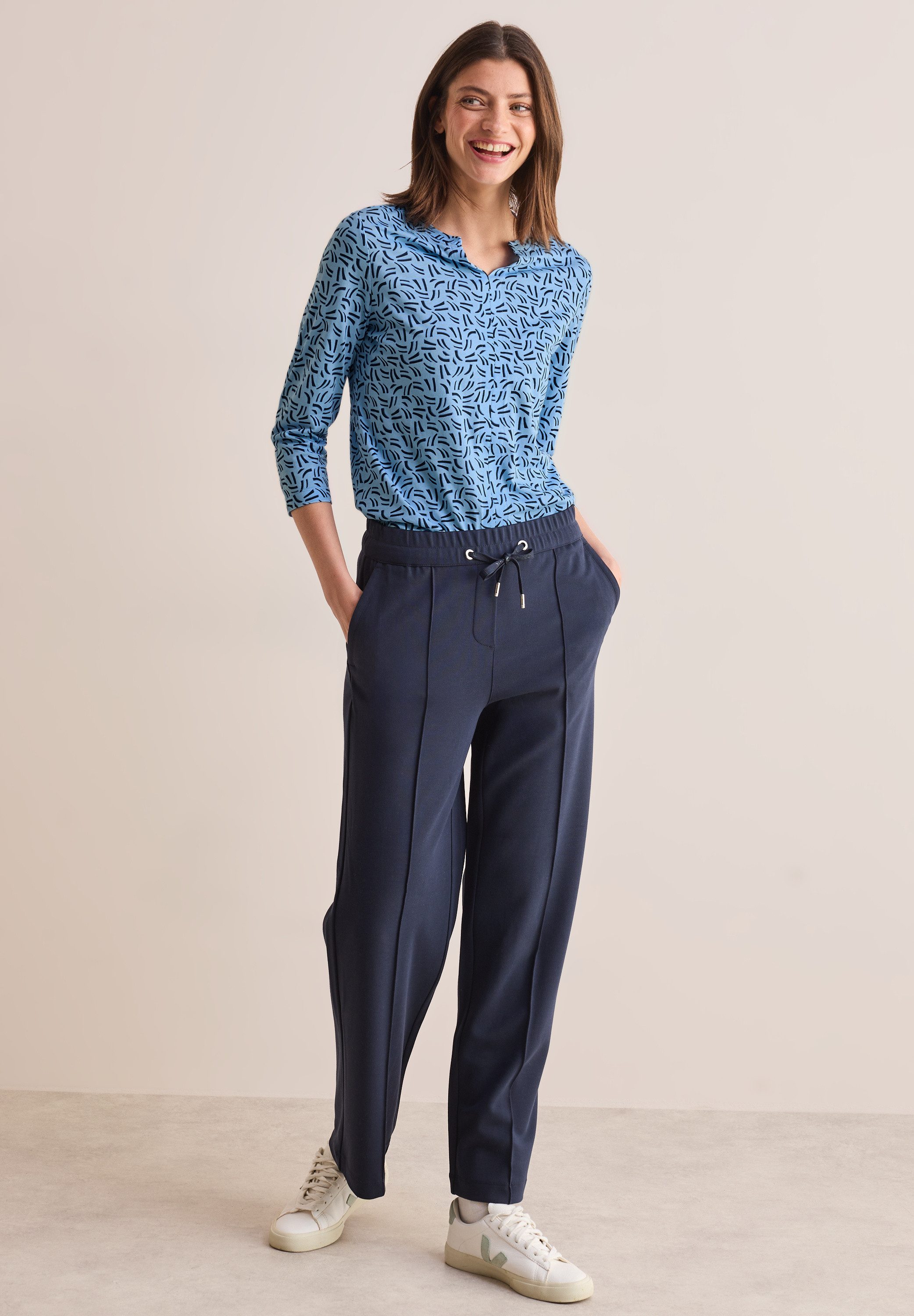 CECIL Tunikashirt mit 3/4 Ärmeln