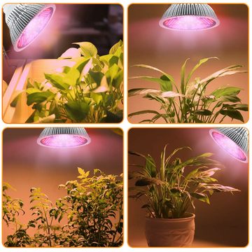 GOOLOO Pflanzenlampe LED Pflanzenlicht Vollspektrum wachsen Licht Pflanzenlampe Gewächshaus, Pflanze wachsen Licht 150LEDS, Hochleistungs-Aluminiumkühlkörper, keine Sorge um die Wärmeableitung, Pflanzenleuchte für Zimmerpflanzen Gemüse und Blumen