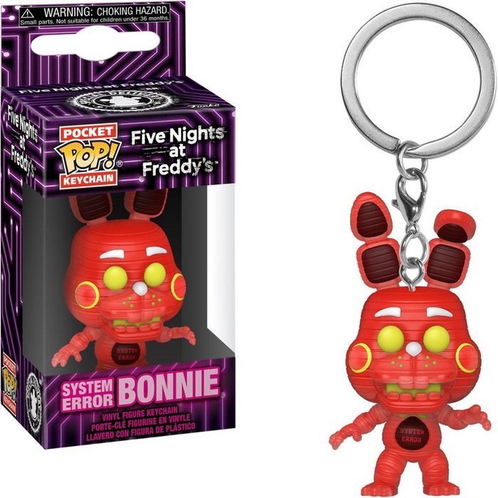Funko Schlüsselanhänger Five Nights at Freddy's - System Error Bonnie Pop!