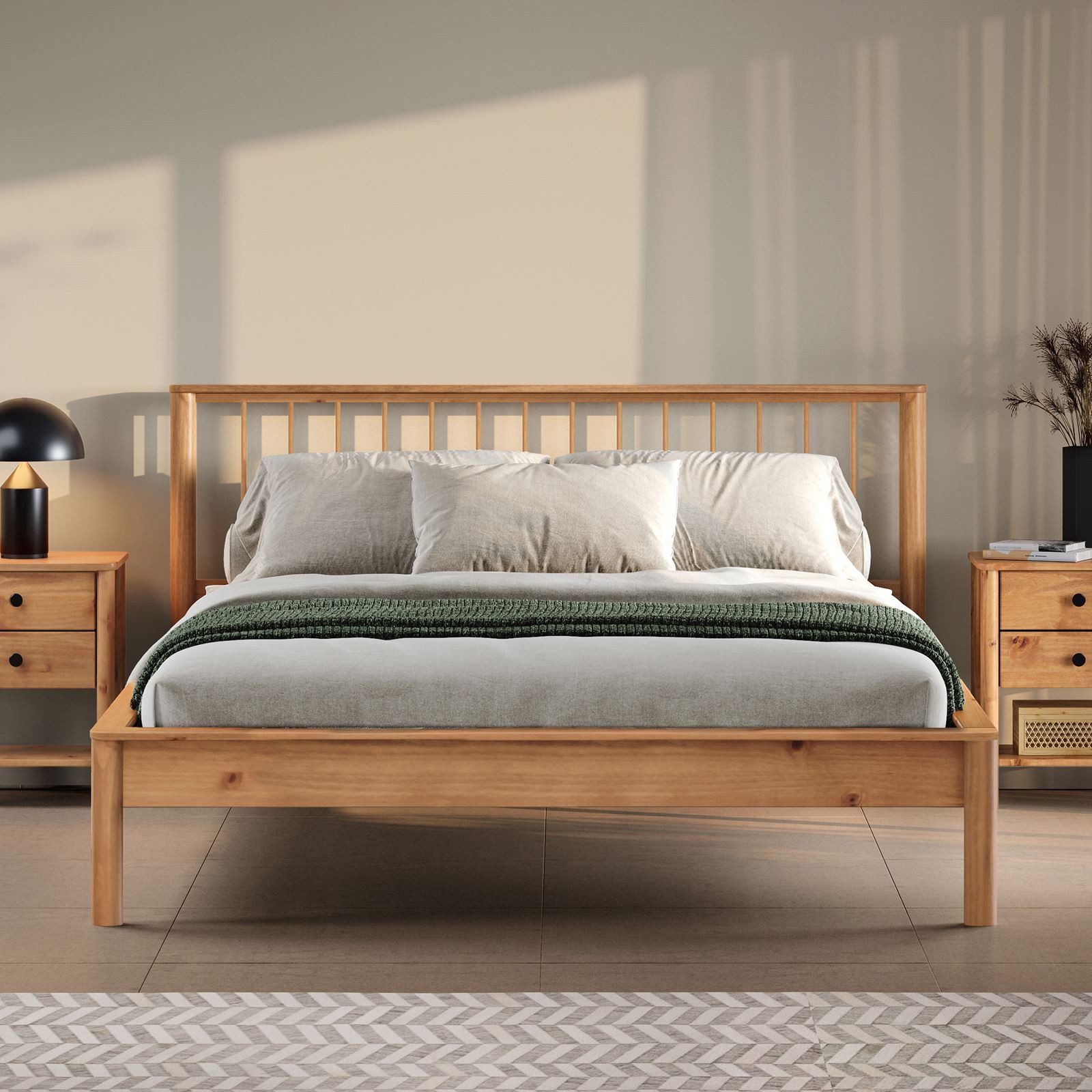 IDIMEX Massivholzbett APOANA, Doppelbett aus Massivholz mit Lattenrost und günstig online kaufen