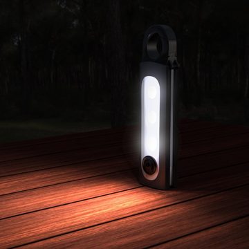 Brandson LED Taschenlampe, Campinglaterne, Multifunktions Lampe mit Haken zum Aufhängen