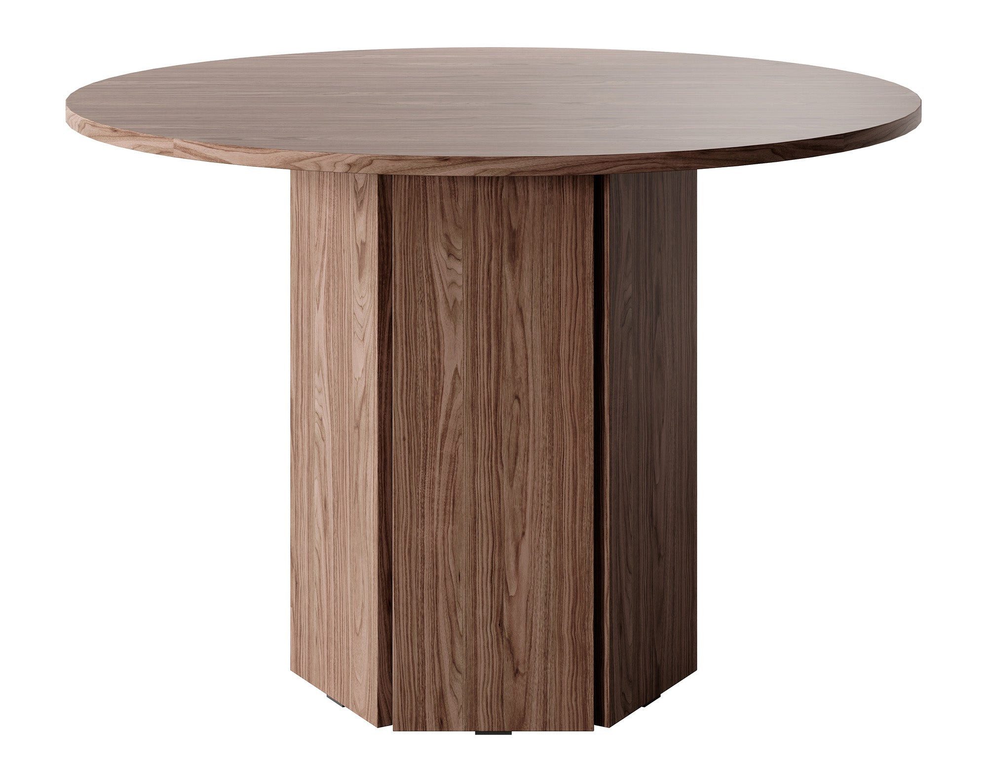 Selsey Esstisch HEXA, Rund, zylindrisches Gestell, Durchmesser 110 cm