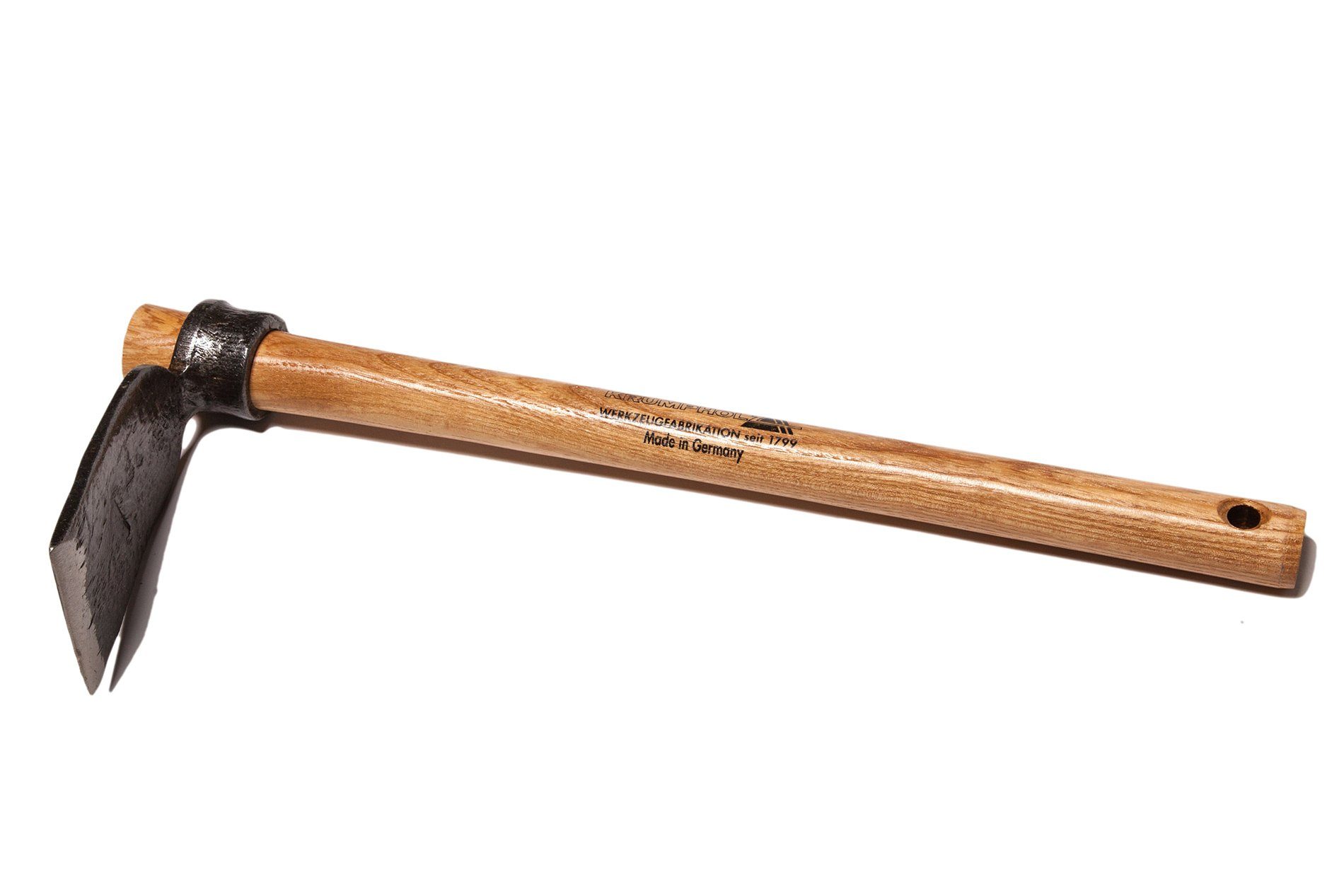 Krumpholz Gartenpflege-Set Krumpholz Handhäulein (geschmiedet) mit rundem Auge, 40 cm Eschenstiel