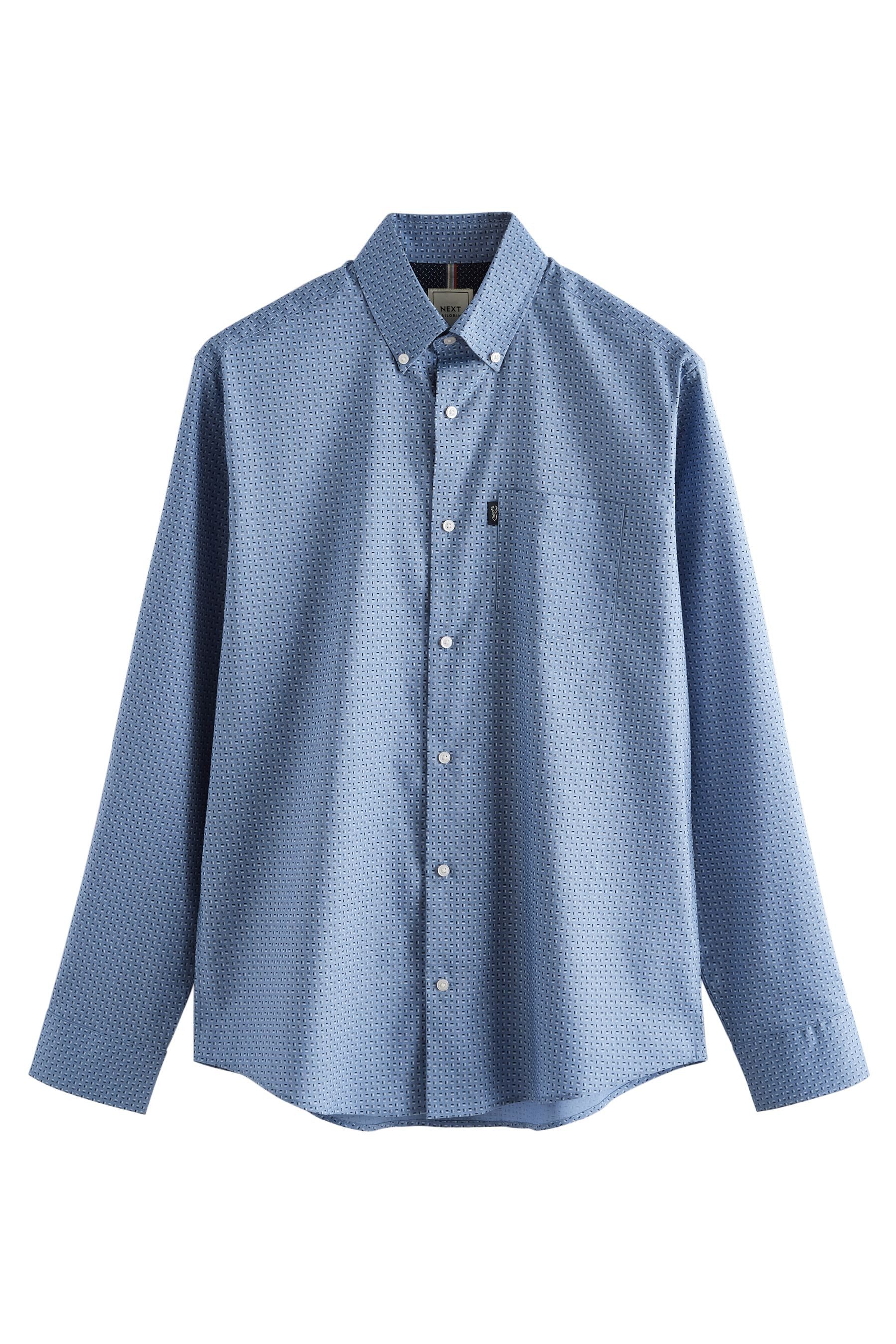 Next Langarmhemd Pflegeleichtes Button-Down-Oxford-Hemd (1-tlg) günstig online kaufen
