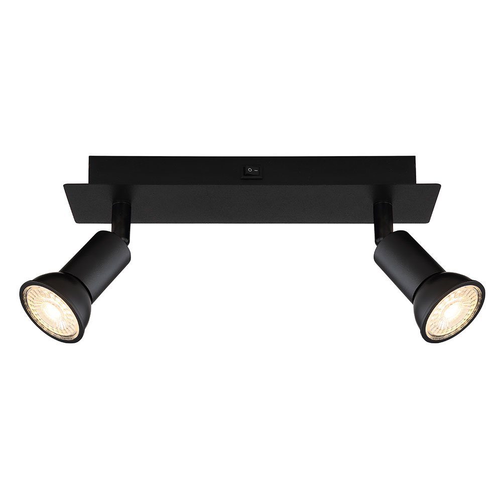 Flammig Deckenspot, Deckenlampe Deckenspots inklusive, Deckenstrahler Leuchtmittel 2 nicht etc-shop LED schwarz