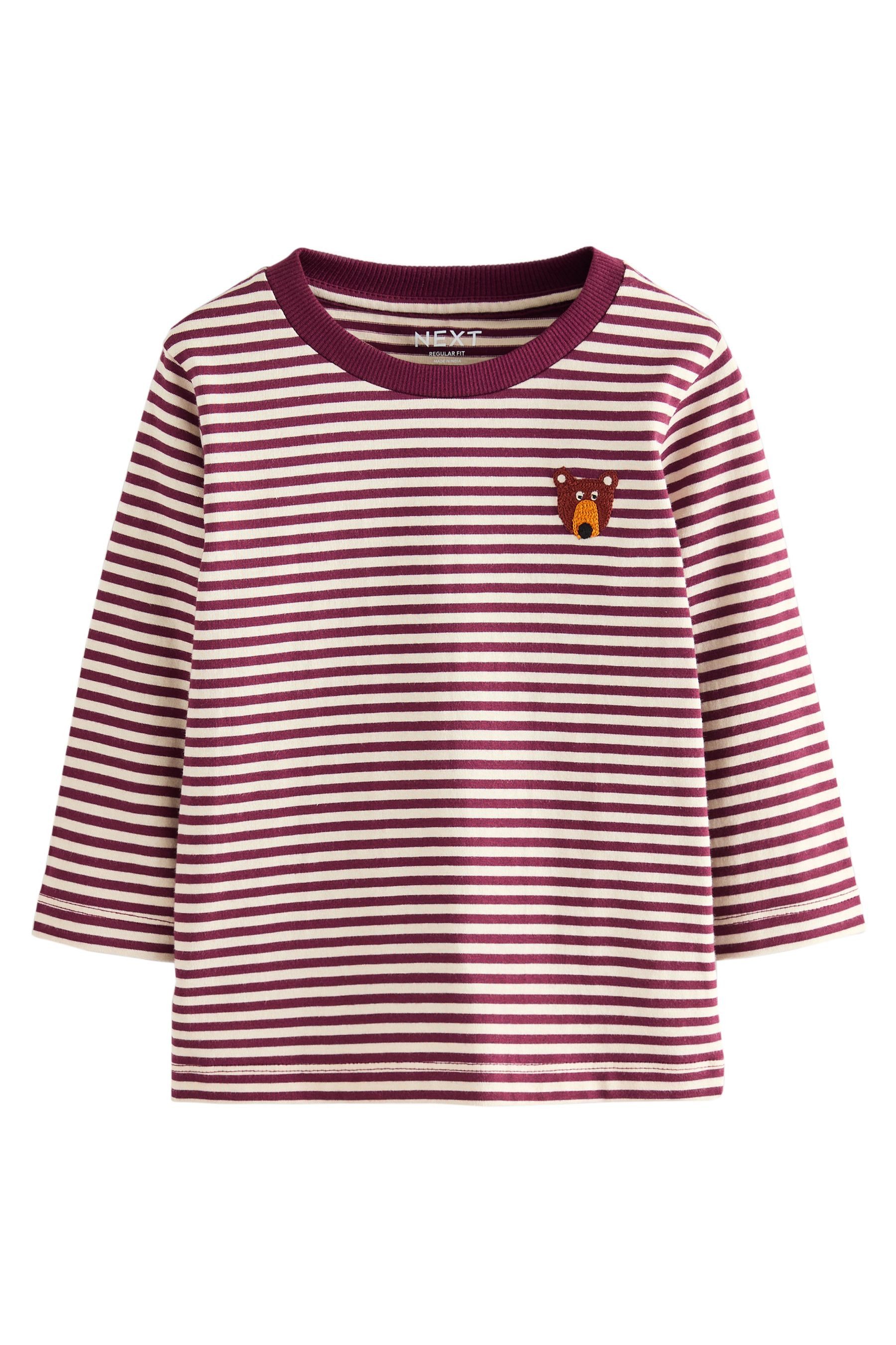 Next Langarmshirt Langärmeliges Shirt mit Applikation günstig online kaufen