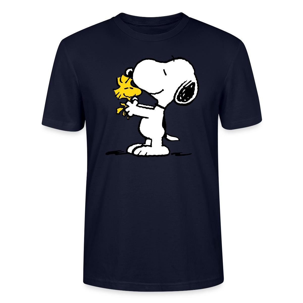 Spreadshirt T-Shirt Peanuts Snoopy Und Woodstock Unisex Bio T-Shirt (1-tlg)