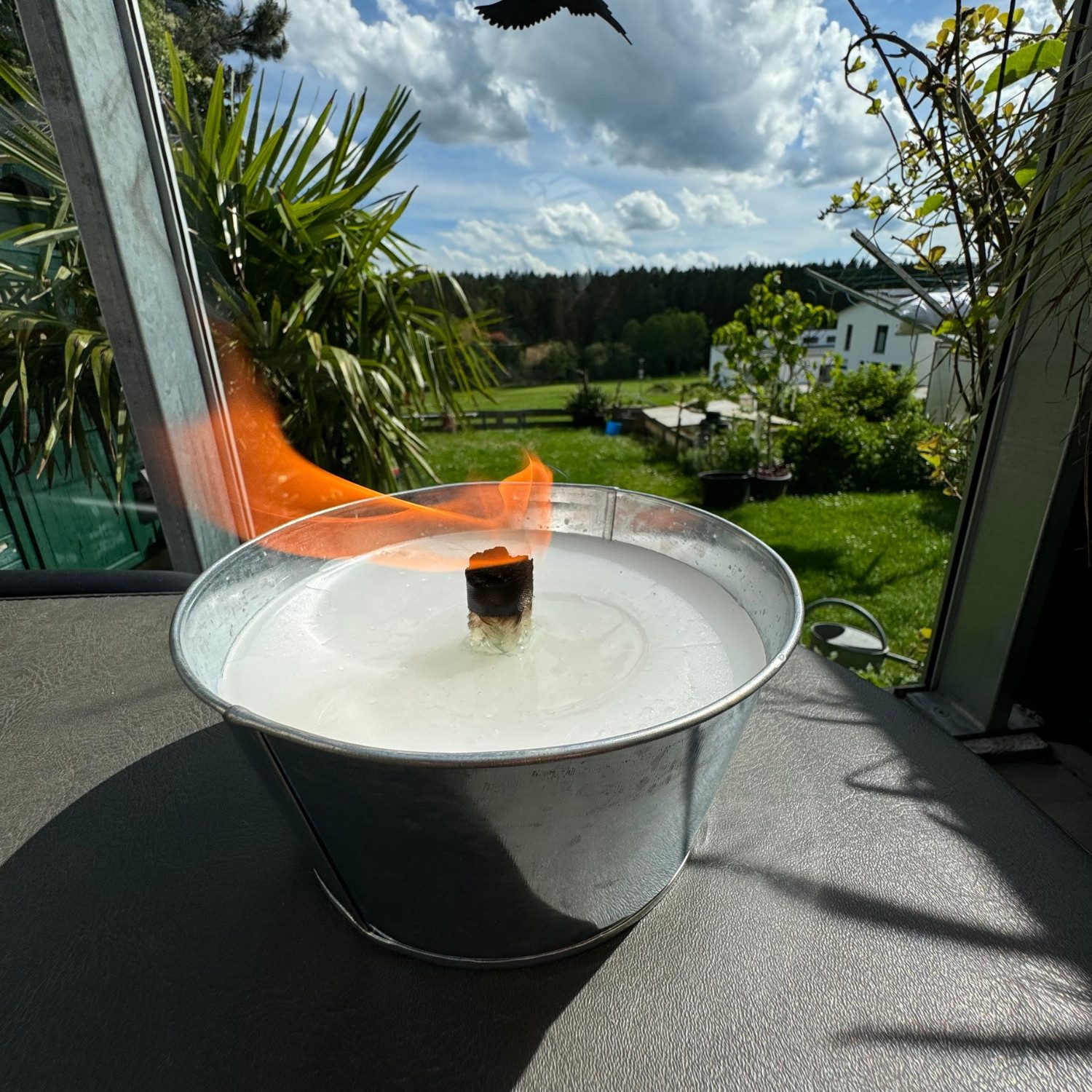 Schwabenfire Outdoorkerze Schwabenfire Kleine Zink-Schale Outdoorkerze