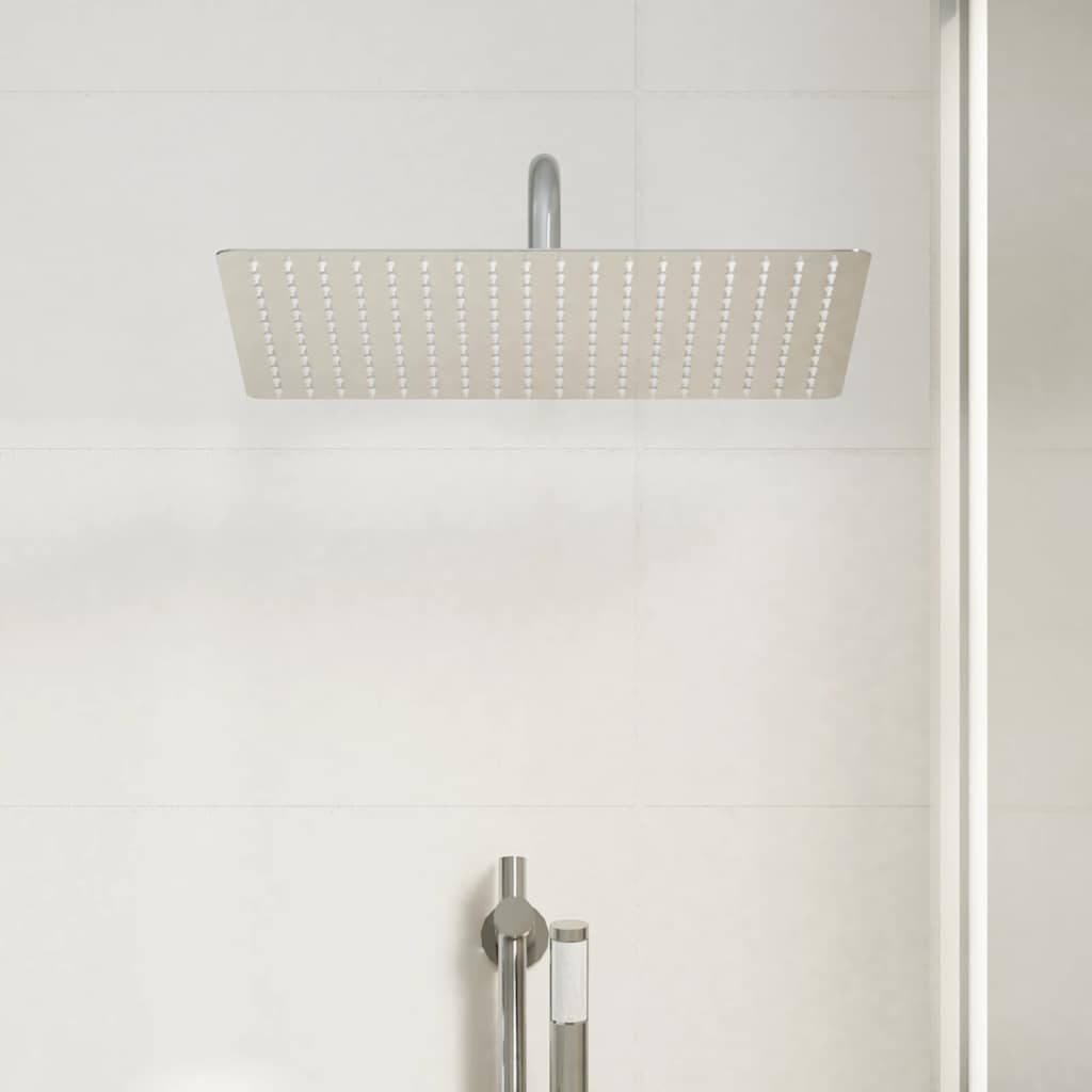 vidaXL Regenduschkopf Regenbrause Edelstahl 304 40x30 cm Rechteckig, (1-tlg) – Bild 4 von 5