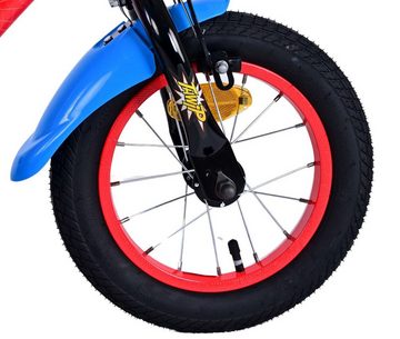 Volare Kinderfahrrad 12 Zoll Kinder Fahrrad Rad Disney Marvel Spiderman Volare 21285-SAFW, 1 Gang, Stützräder,Kettenschutz,Schutzbleche