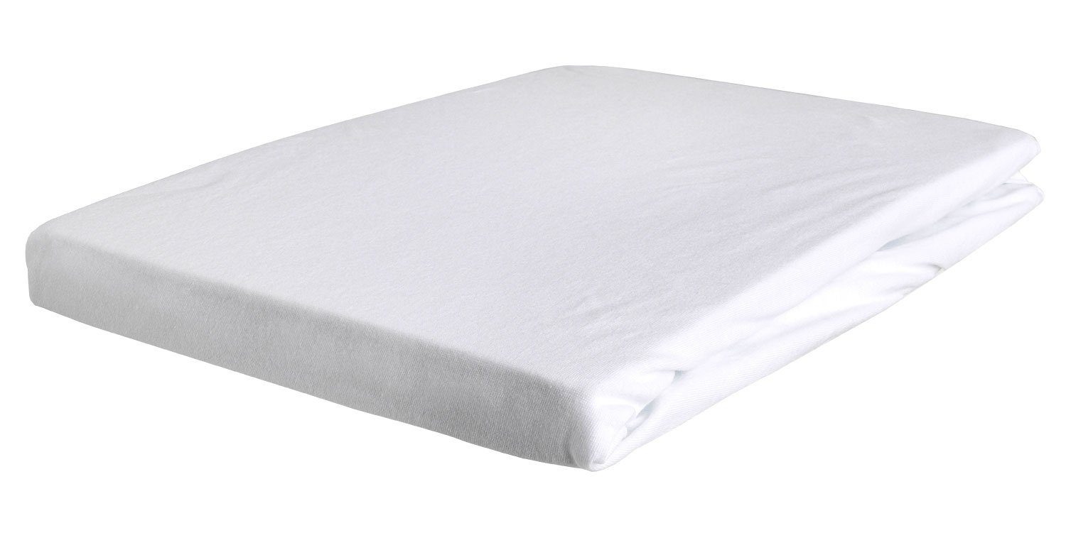 Pronight Натяжные простыни BELLDORE, Weiß, Baumwolle, 90 x 200 cm, Jersey, Gummizug: rundum, (1 Stück)