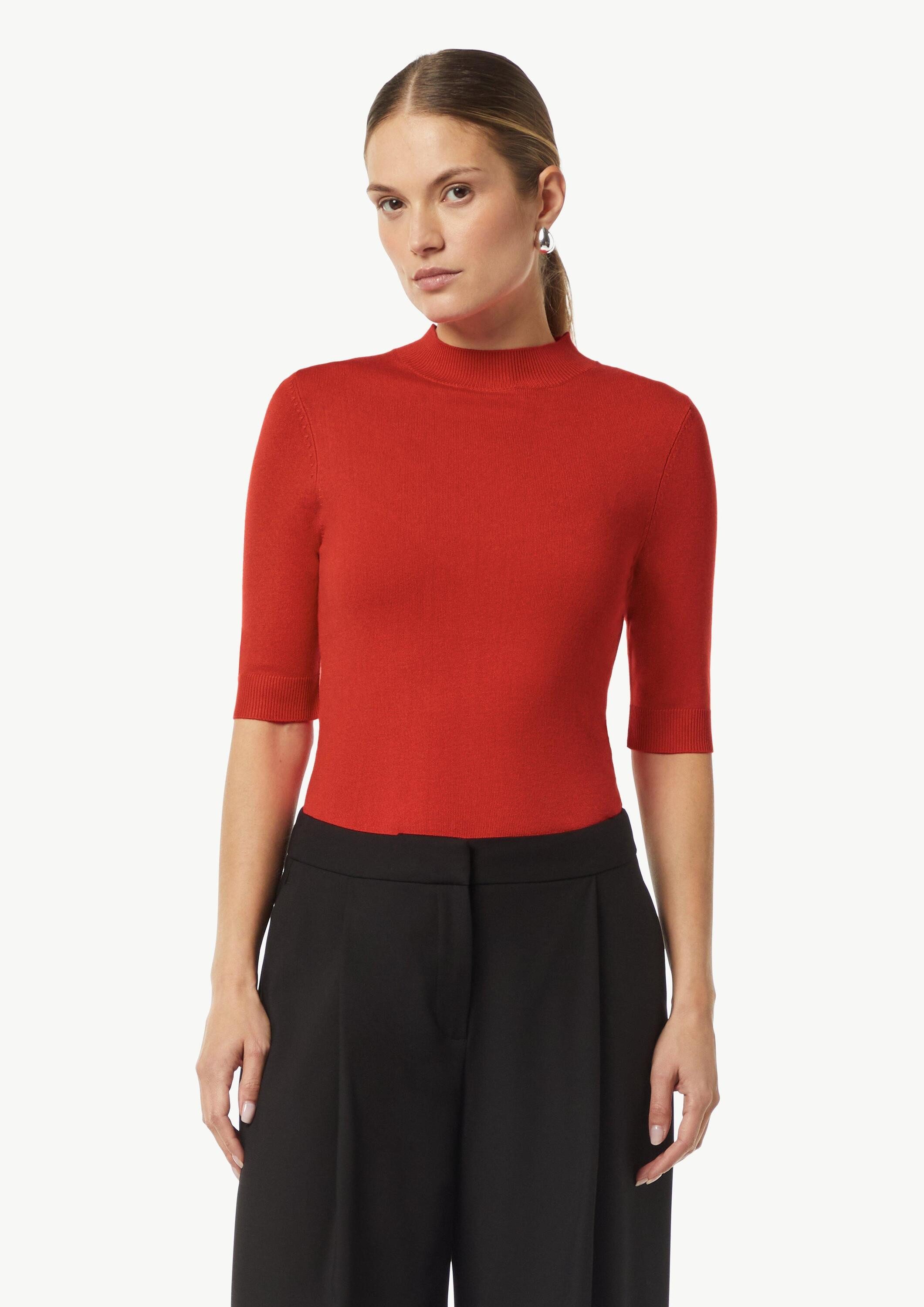 comma 3/4 Arm-Pullover Вязаные свитера Feinstrickpullover mit Rippblende