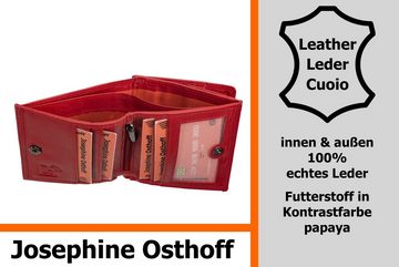 Josephine Osthoff Geldbörse Wiener Schachtel Geldbörse kirsche