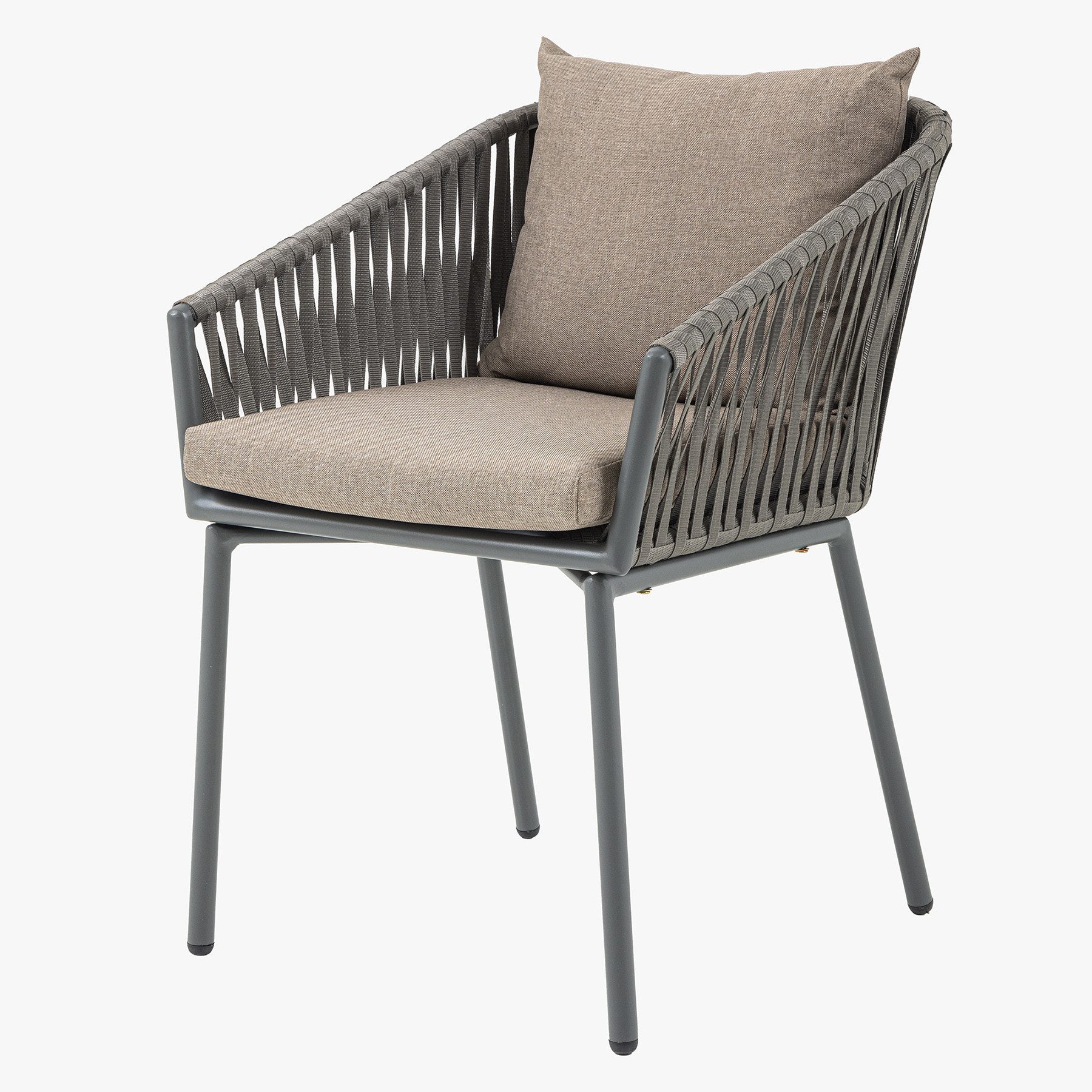 riess-ambiente Gartenstuhl ROPE hell anthrazit (Einzelartikel, 1 St), Desig günstig online kaufen