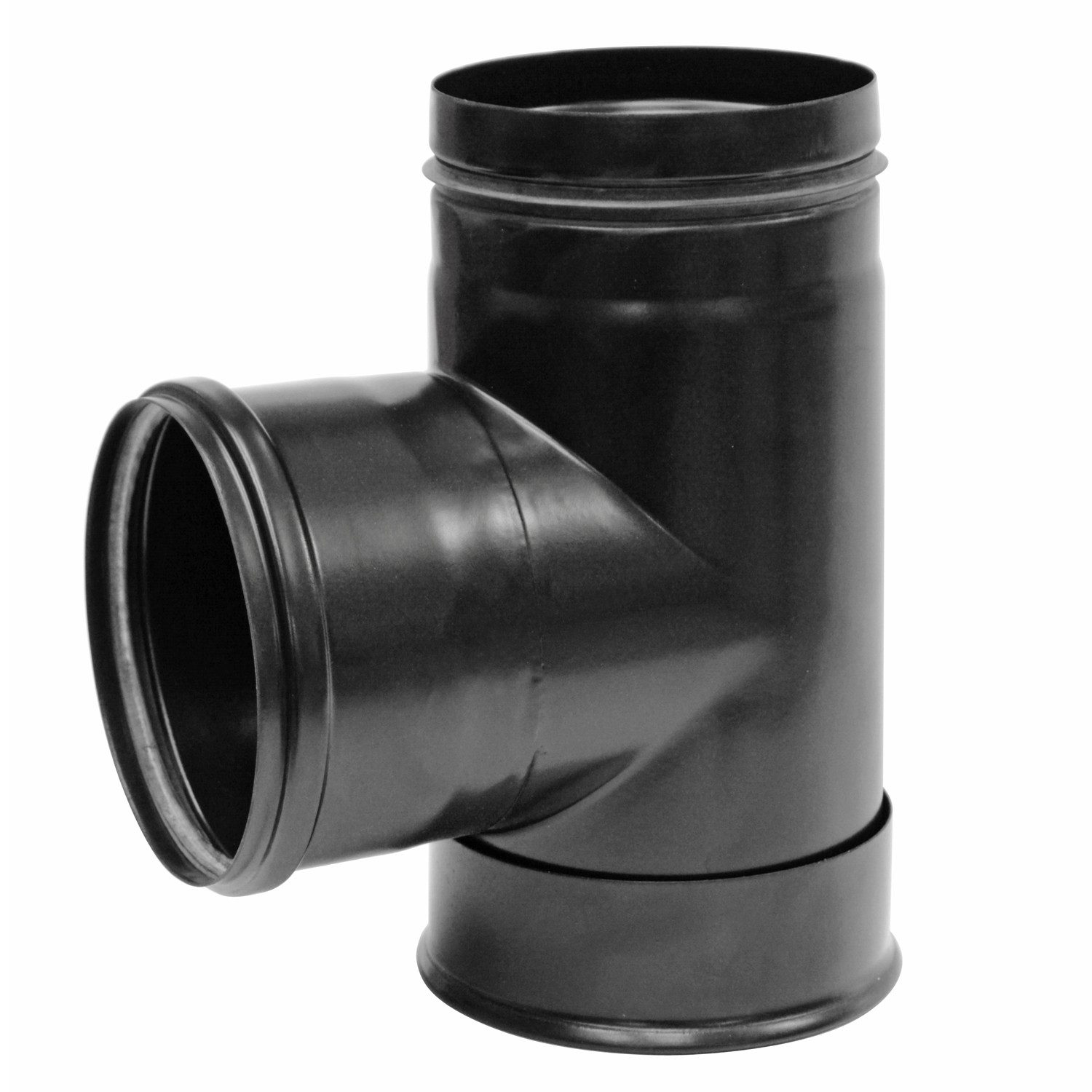 Raik Ofenrohr raik 12038011 Raik Pelletrohr/Ofenrohr 120mm - Kapselknie (T-Stück), T-Stück