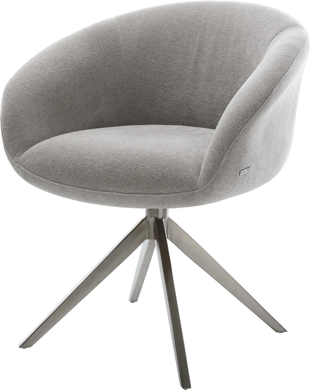 DELIFE Polsterstuhl Vinka-Flex, mit Armlehnen Kreuzgestell günstig online kaufen