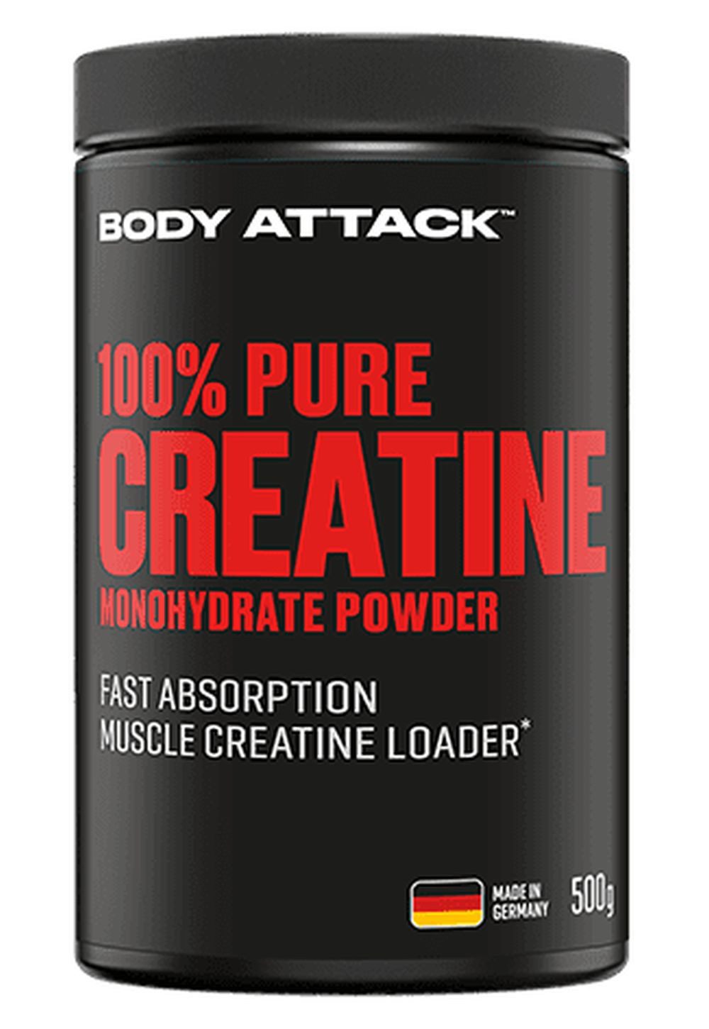Body Attack Body Attack 100% Pure Creatine Pulver- 500g Pulver