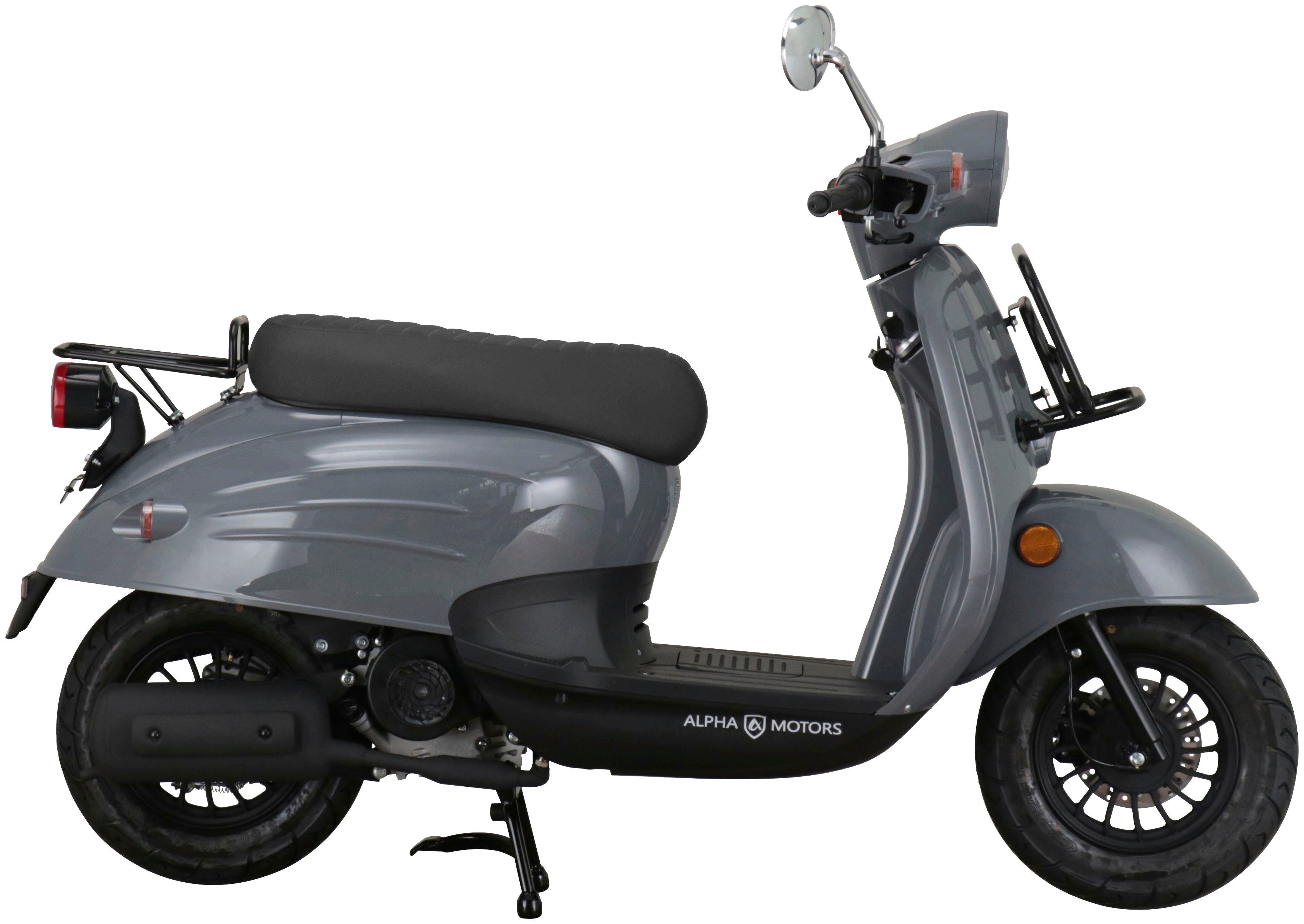Alpha Motors Motorroller Adria, 50 ccm, 45 km/h, Euro 5, mit Lenkerschloss