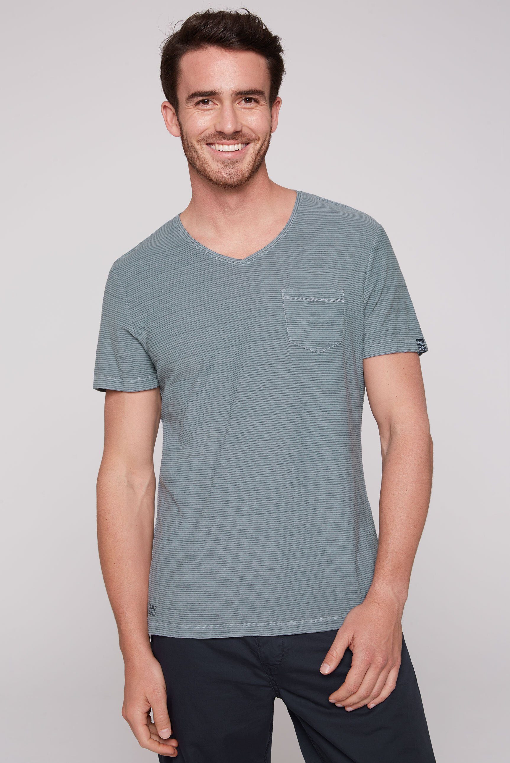 CAMP DAVID V-Shirt aus Baumwolle | T-Shirts