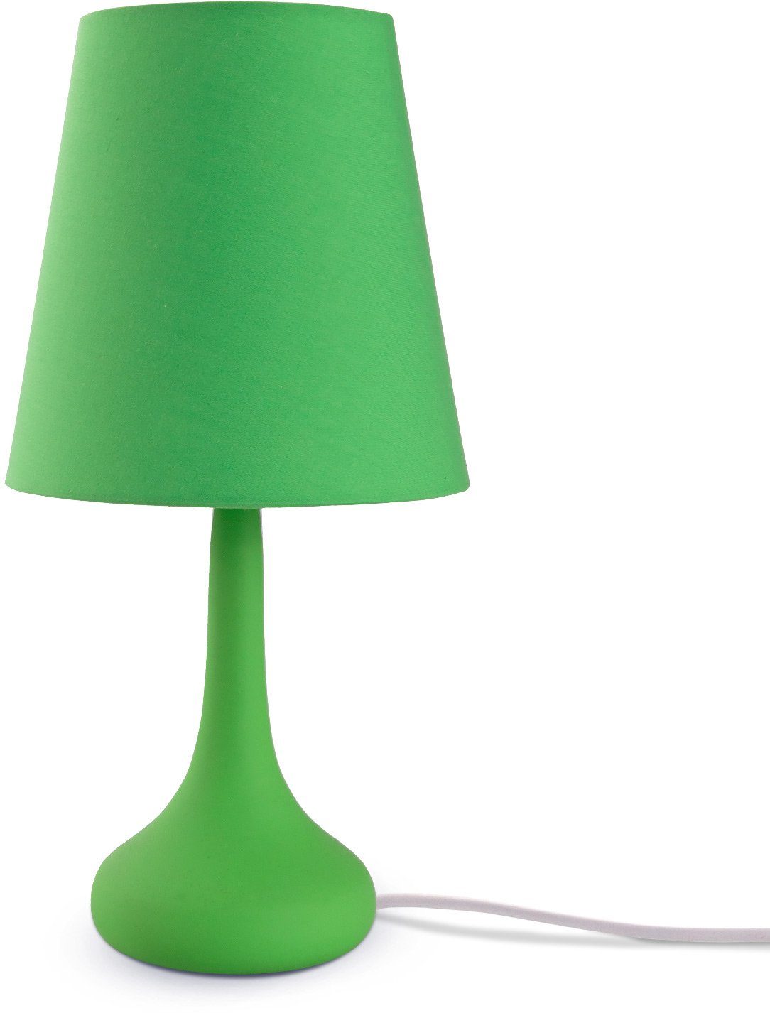 Paco HELA, Lampe, E14 Tischleuchte LED Für Wohnzimmer u. grün Modern Home ohne Tischleuchte Leuchtmittel, Kinderzimmer