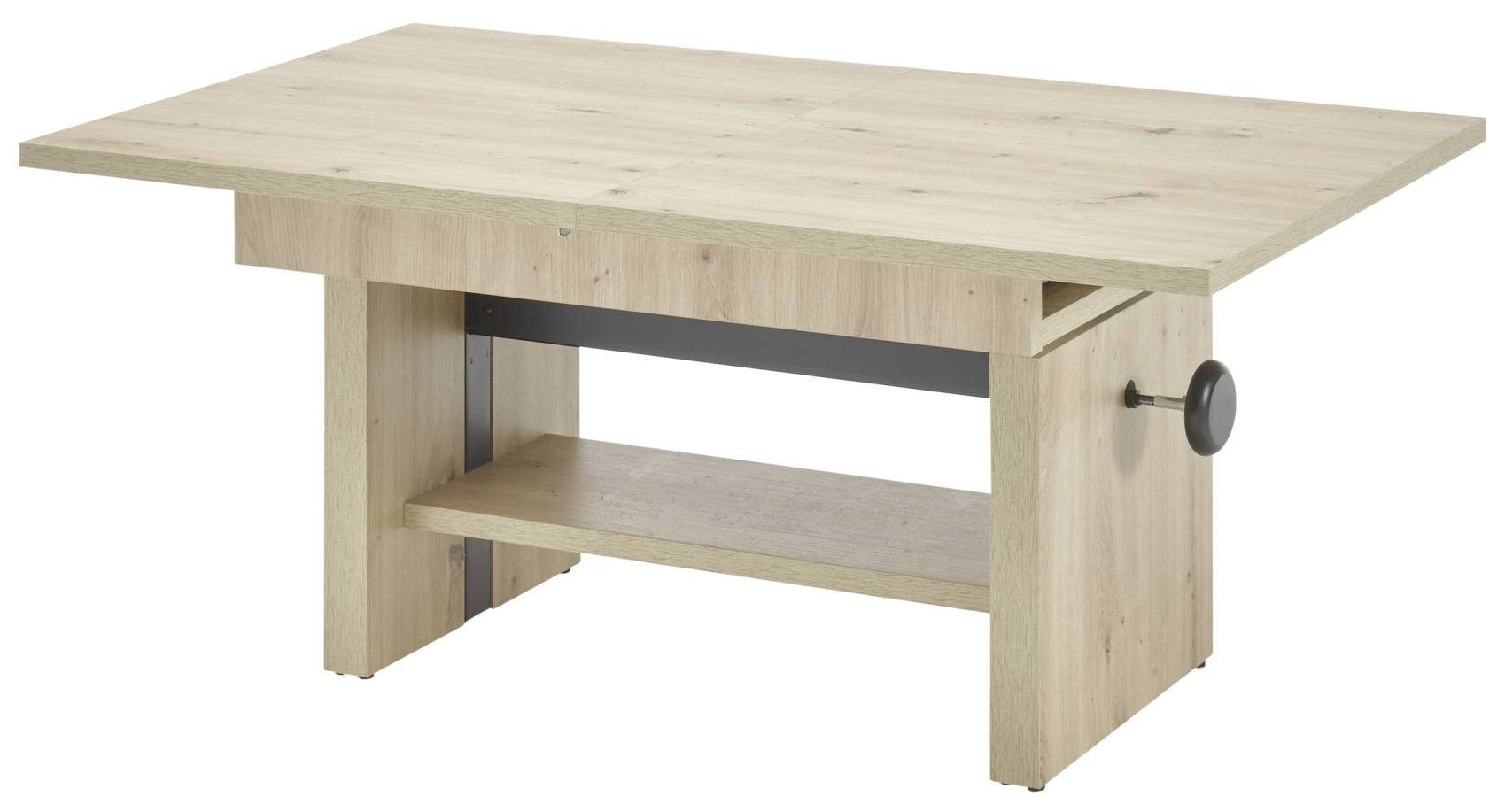 Bega Consult Couchtisch Couchtisch EVENT höhenverstellbar ausziehbar Optik: Artisan Eiche