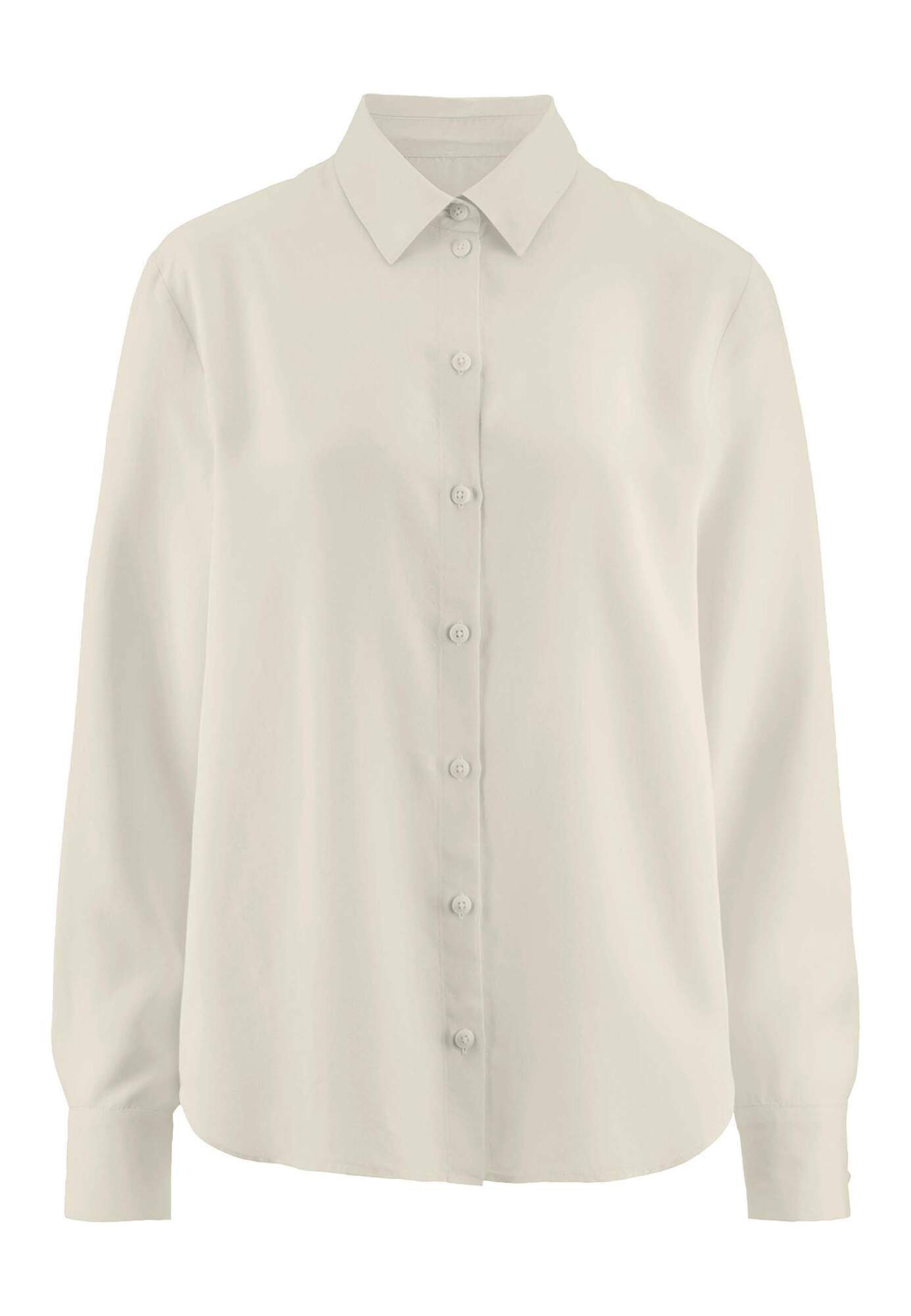 Hessnatur Klassische Bluse Relaxed aus TENCEL™ Lyocell (1-tlg)