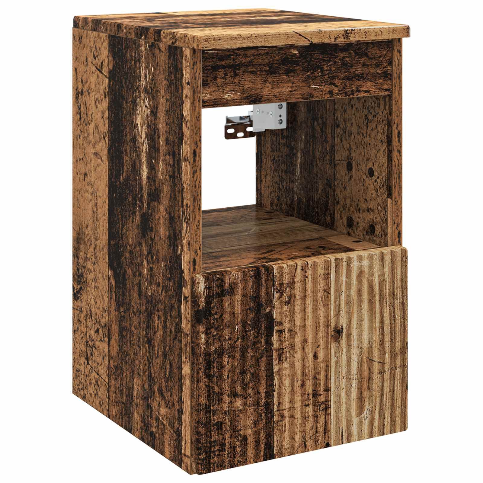 Badezimmerspiegelschrank Badezimmerschrank Altholz 30 x 35 x 50 cm Holzwerkstoff