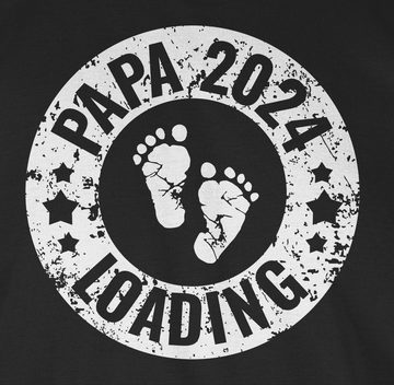 Shirtracer T-Shirt Papa 2024 loading I Vater werden Vatertag Geschenk für Papa