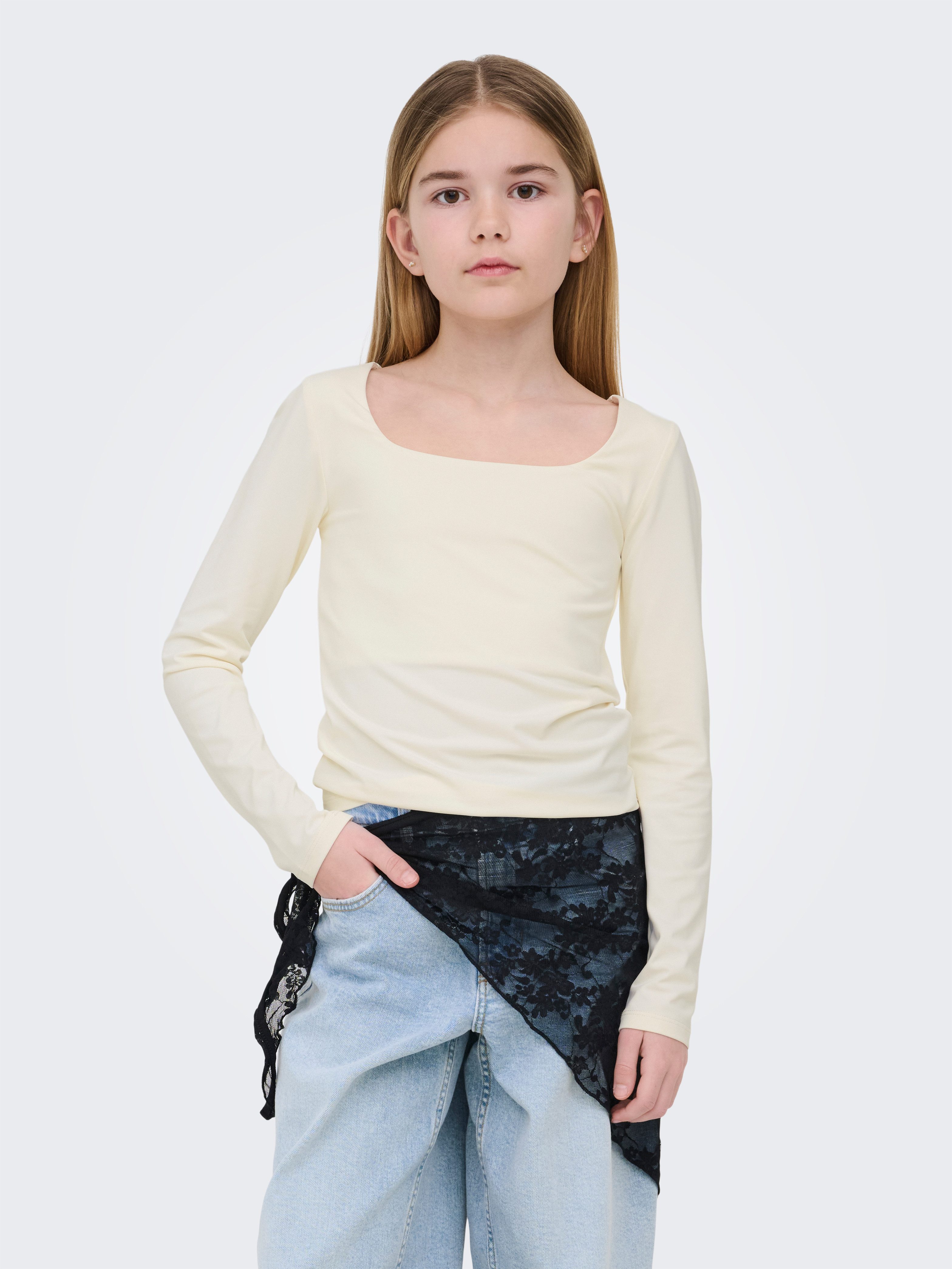 KIDS ONLY Langarmshirt KOGEA L/S 2-WAYS FIT TOP CS JRS NOOS