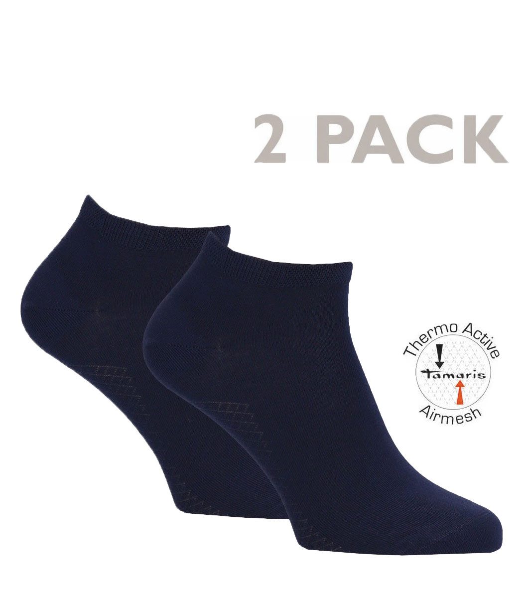 Tamaris Шкарпетки для кросівок mit Active Airmesh Sohle (Set, 2-Paar, 2 Paare) Thermo-Active Airmesh Sohle