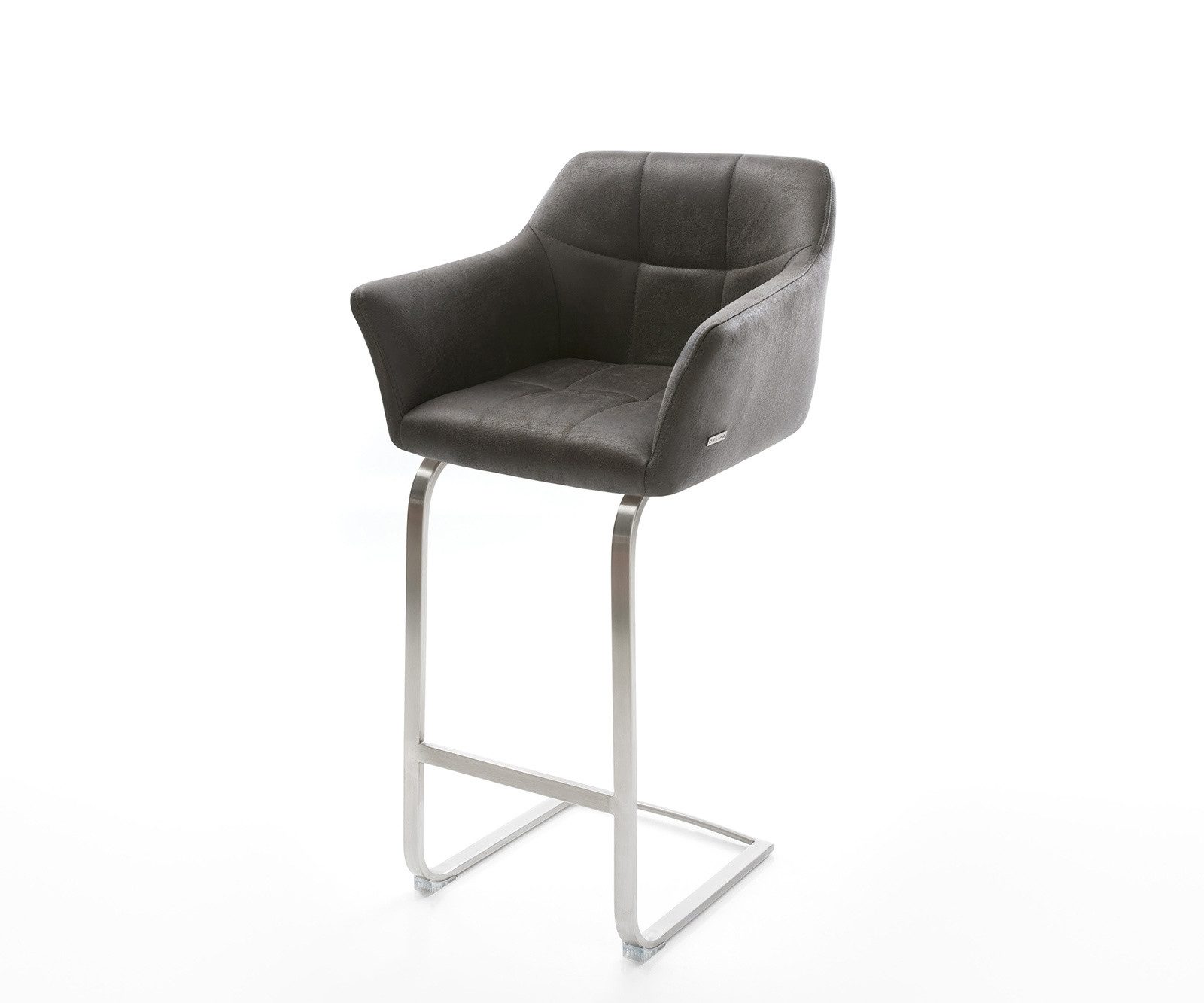DELIFE Barhocker Yulo-Flex, Freischwinger flach Edelstahl günstig online kaufen