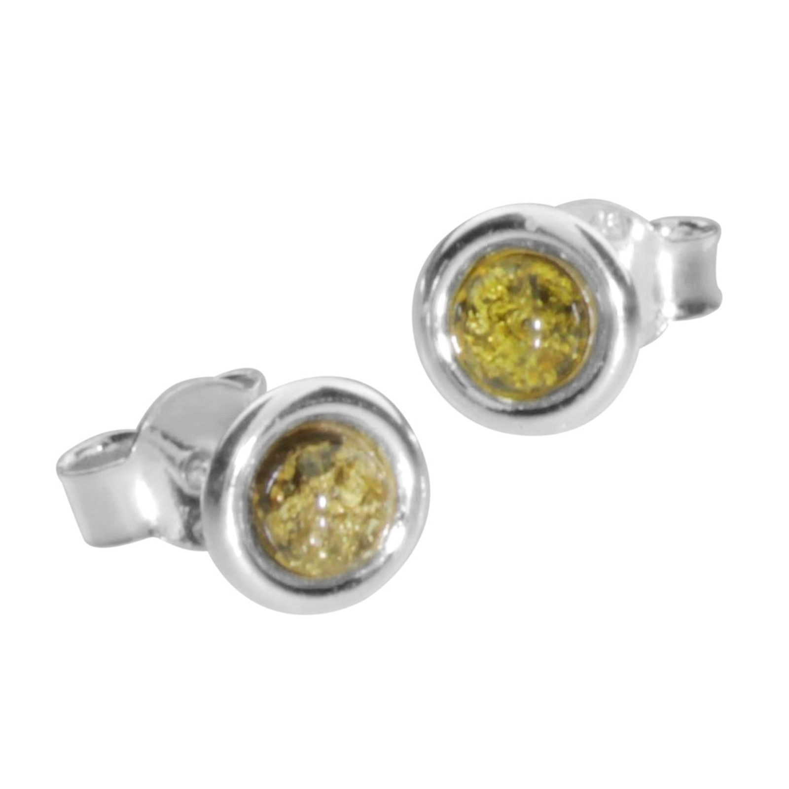 Paar Ohrstecker Ostsee-Schmuck Ohrstecker Classic 4 mm Ohrstecker Classic 4 mm