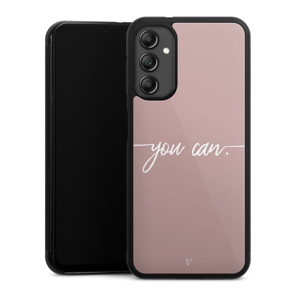 DeinDesign Handyhülle Spruch Sprüche Motivation You Can, Samsung Galaxy
