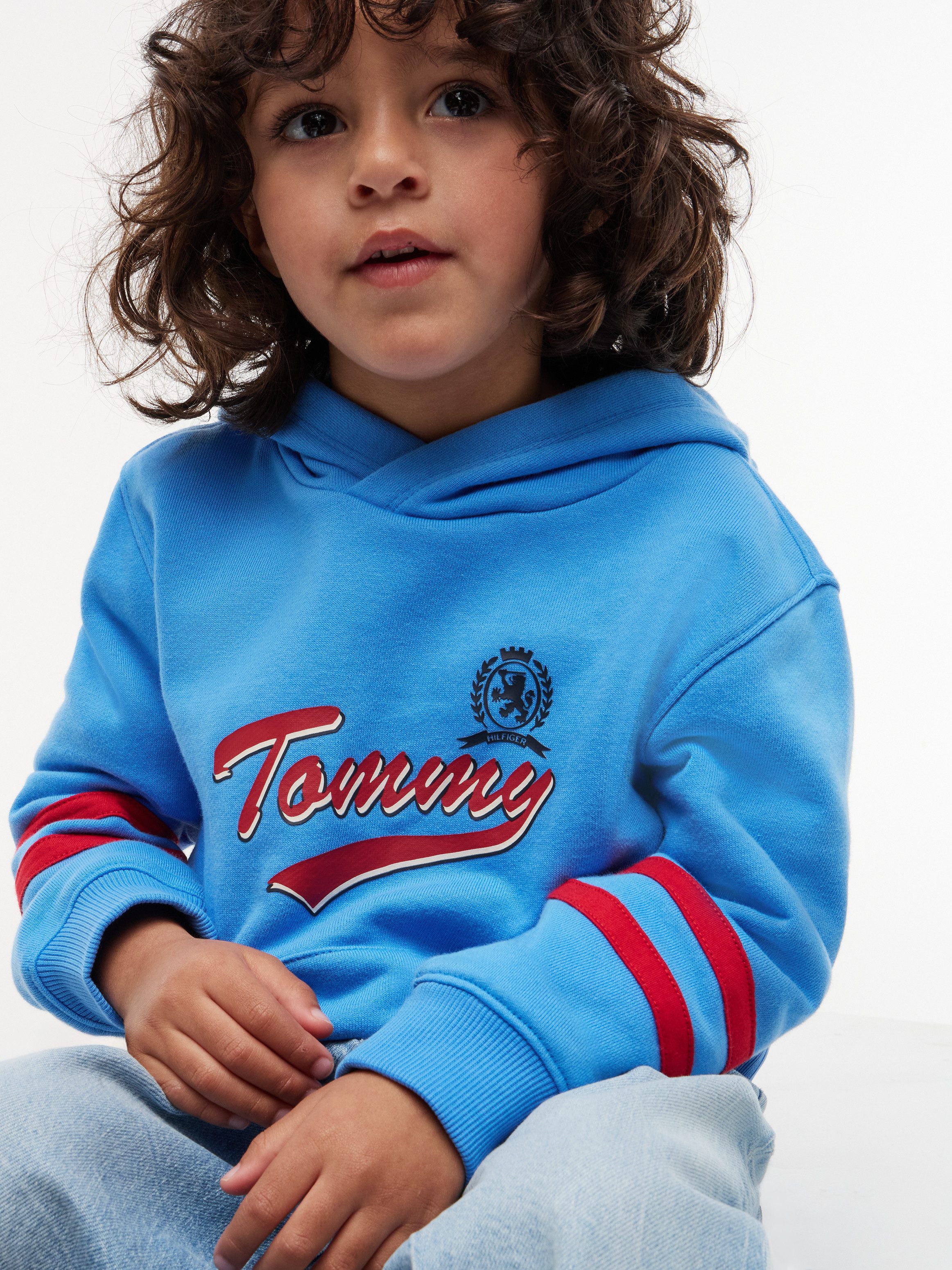 Tommy Hilfiger Kapuzensweatshirt Regular Fit, Kinder bis 16 Jahre, Tommy-Druck