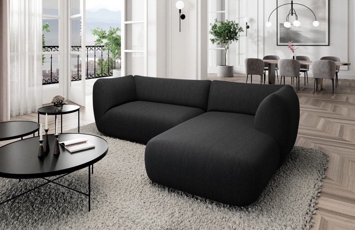 Sofa Dreams Ecksofa Stoff Eckcouch Polstersofa Eck Sofa Madrid L Form kurz, Lounge-Sofa