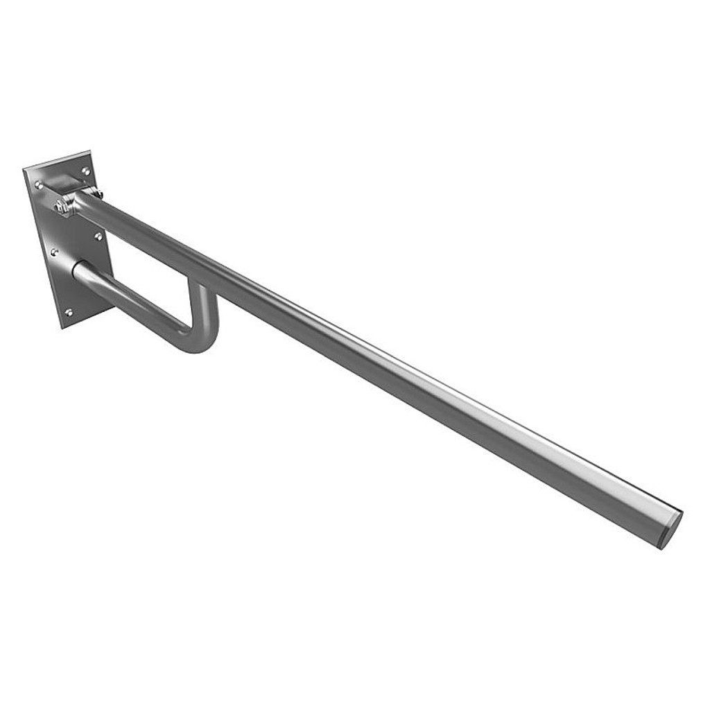 BRILLANTBAD® Stützklappgriff BELP Stützklappgriff Edelstahl gebürstet für Bad & WC >> Bohren