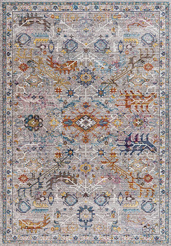 Teppich Picasso 605, Festival, rechteckig, Höhe: 6 mm, Orient Look, Kurzflor